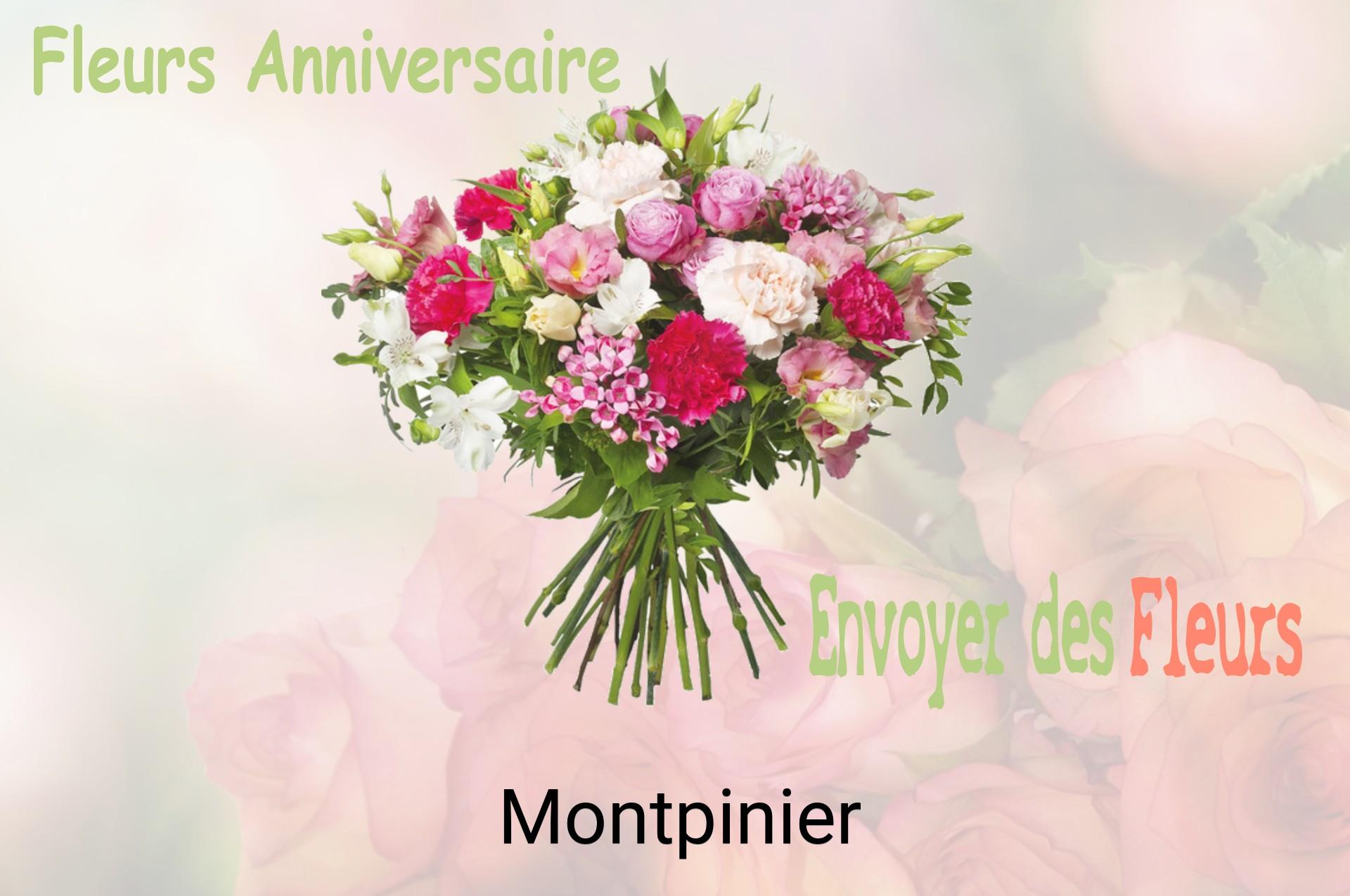 Bouquet de fleurs d’anniversaire livré à Montpinier